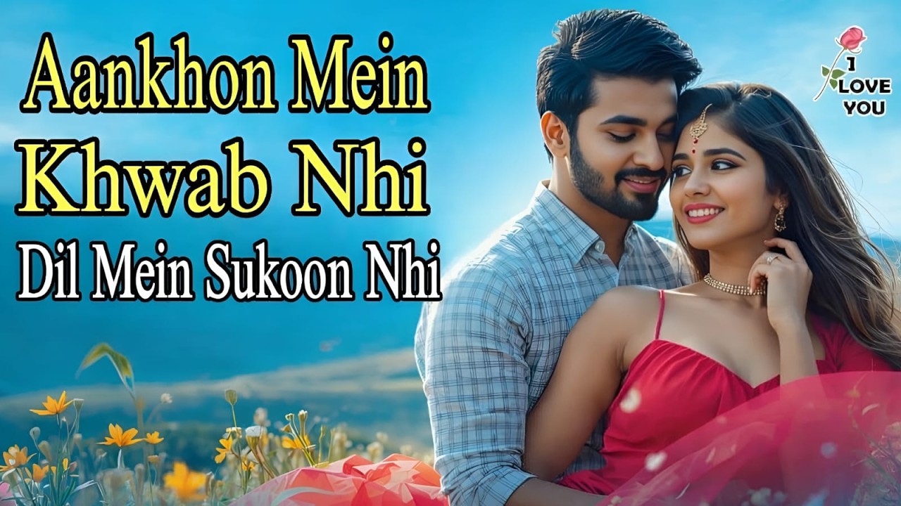 Best Hindi Love Song Gane 💗 Aankhon Mein Khwab Nhi Dil Mein Sukoon Nhi 💗2026💗 #90s  #hindisong