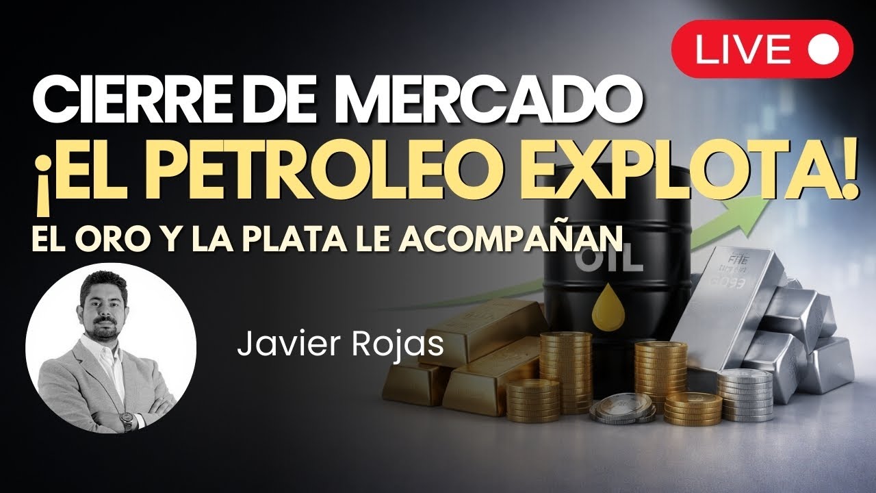¡El petróleo marca su mejor sesión en 8 meses!🔴 Cierre del Mercado EN VIVO | Market Close en Español