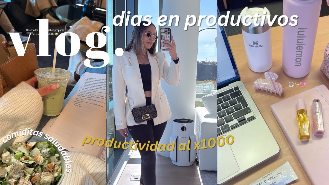 VLOG *dias super productivos* les hablo sobre productividad, no dejare de hablar de libros sorry xo