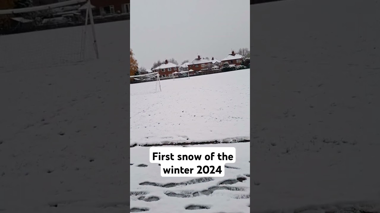 First snow in the UK winter 2024 #weather #winter #uk uk