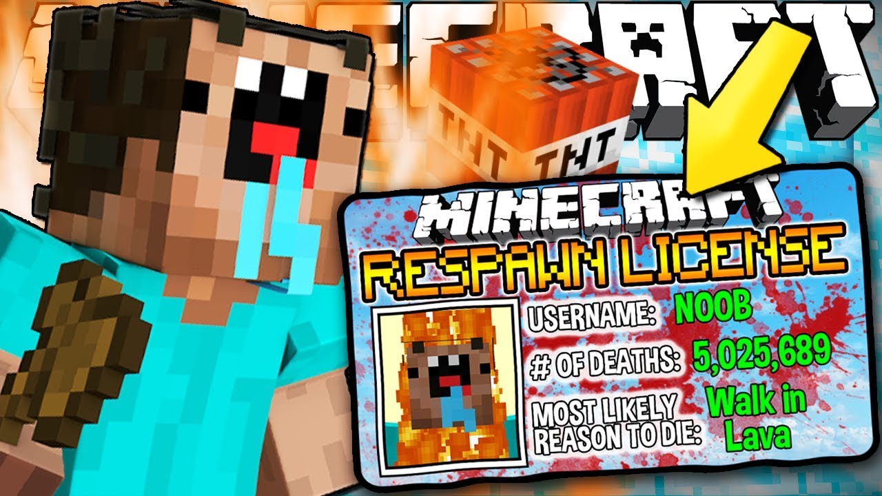 If You Needed a RESPAWN LICENSE to Respawn - Minecraft