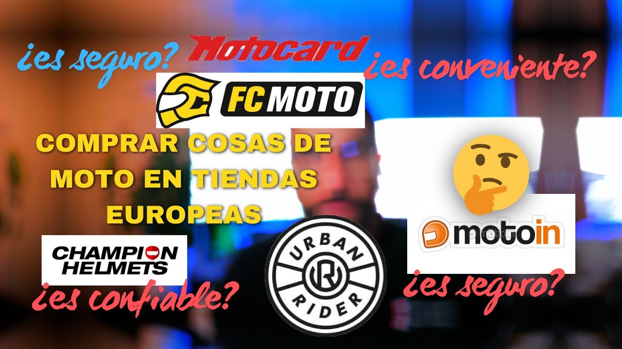 4K - Comprando en tiendas europeas cosas de motos