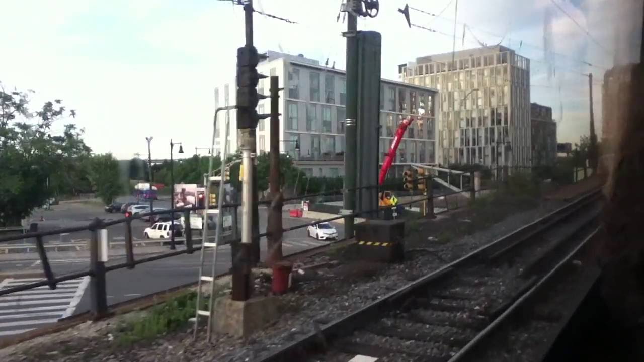 MBTA Green Line Light Rail E Branch Lechmere Station to Heath St Station 7/11-12/16