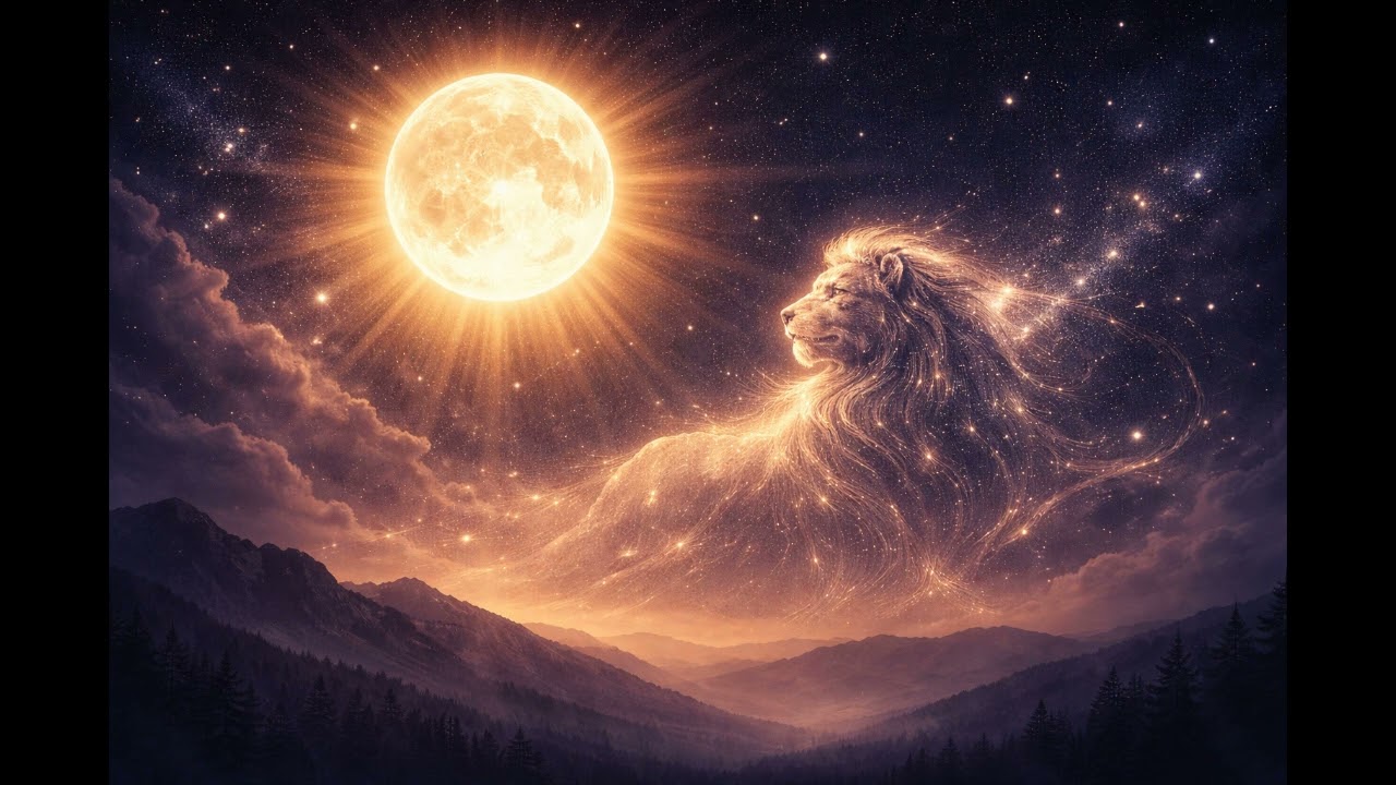 Heart Awakening Instrumental Music- Full Moon in Leo — 1st February 2026 🌕