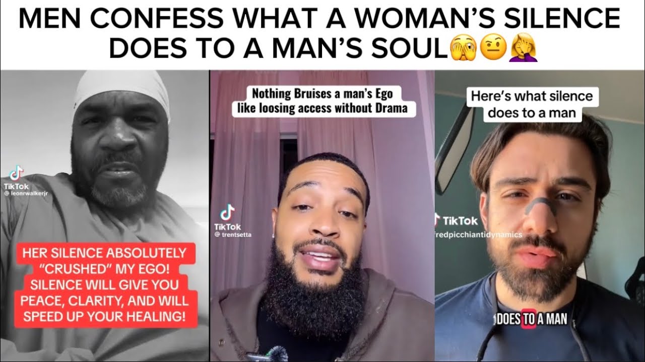 MEN ADMIT WHAT A WOMAN’S SILENCE DOES TO A MAN’S SOUL🥴🤨SILENCE IS POWER LADIES‼️🤭