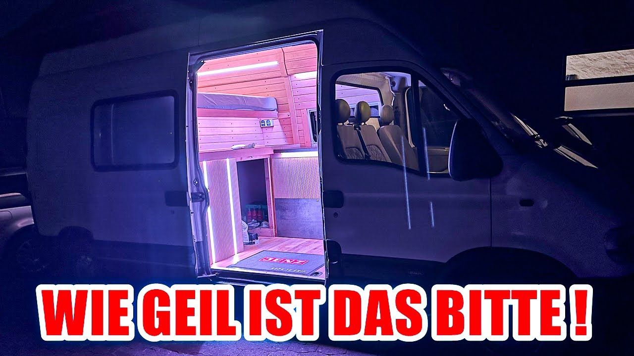 Transport Camping Umbau mit Garage