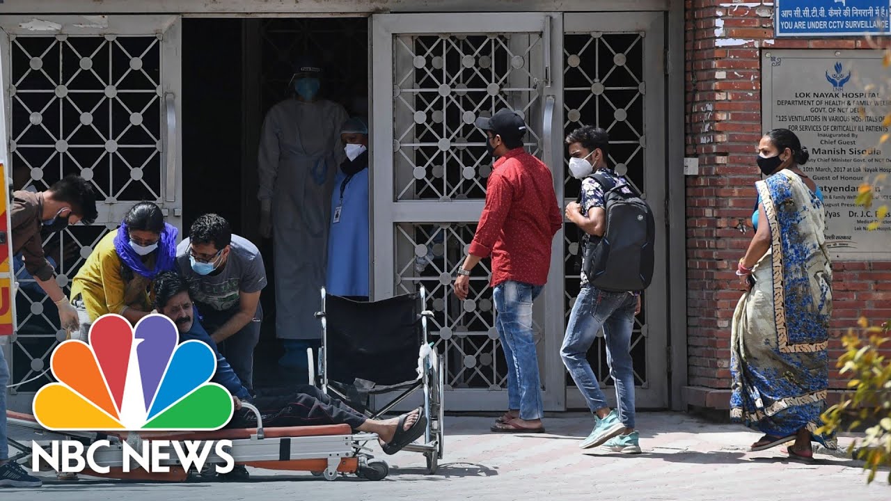 U.S. Bans Travel From India As Covid-19 Cases Spiral Out Of Control | NBC News NOW