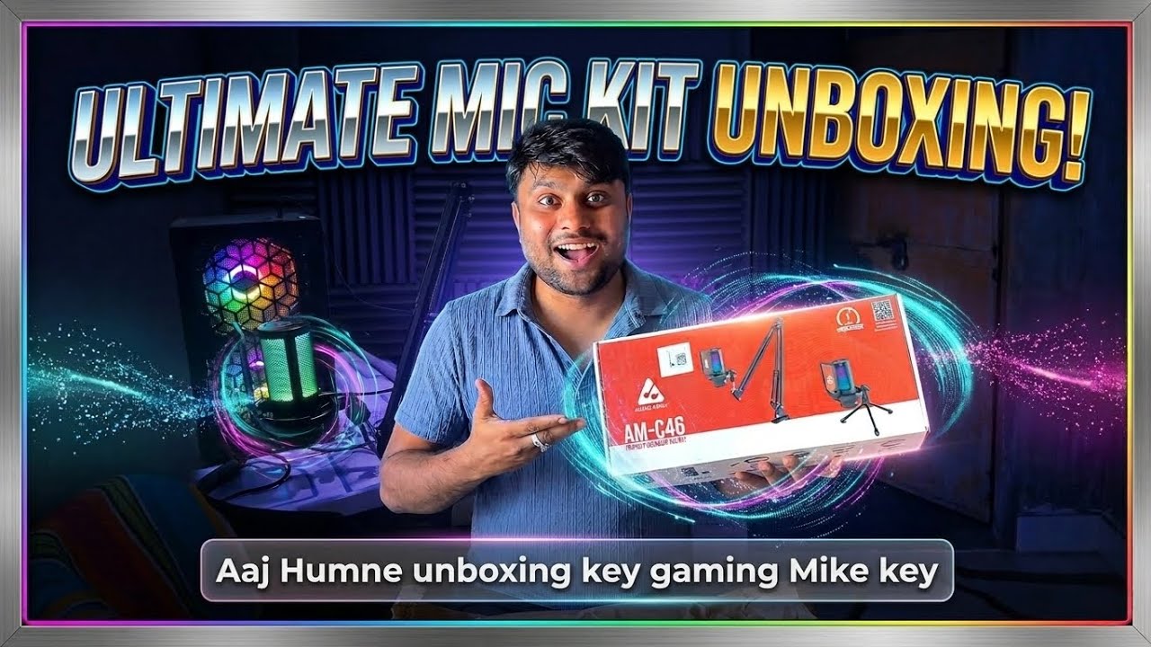 Aaj Humne ki gaming Mic unboxing 🎮🎤