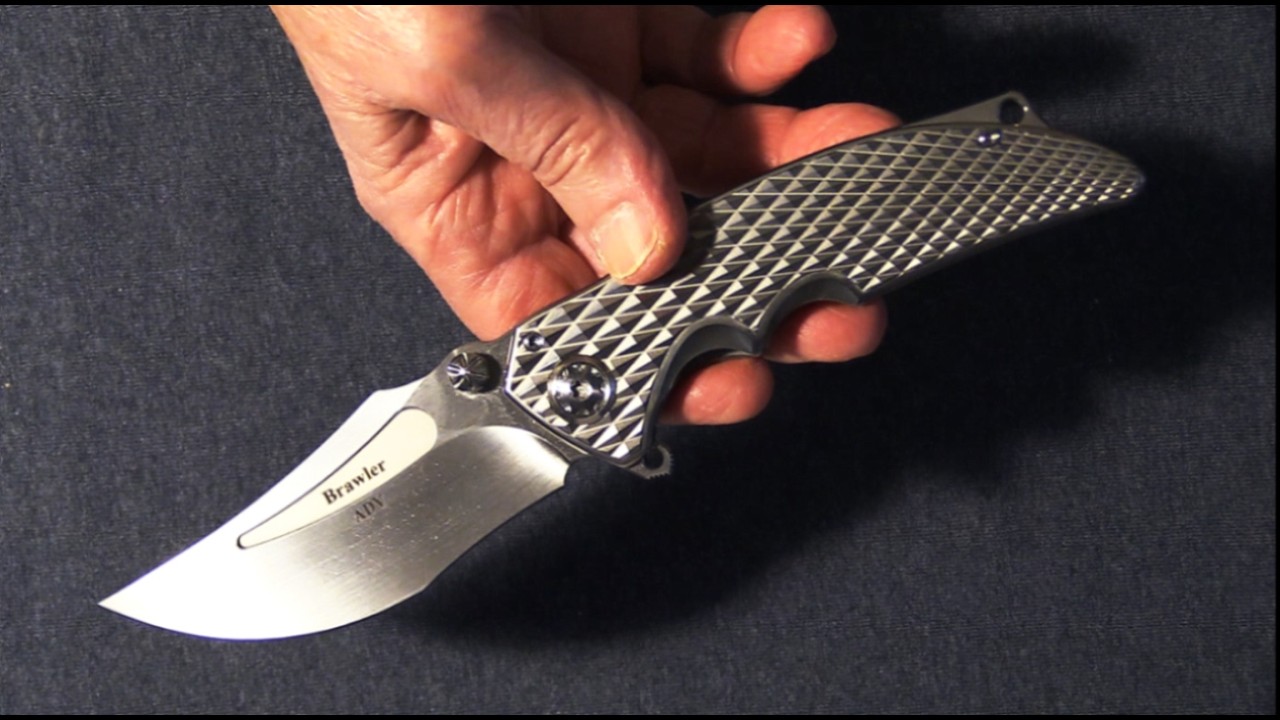 Andre de Villiers Brawler Diamond Satin, M390 Steel-обзор,впечатления и мнение о ноже.