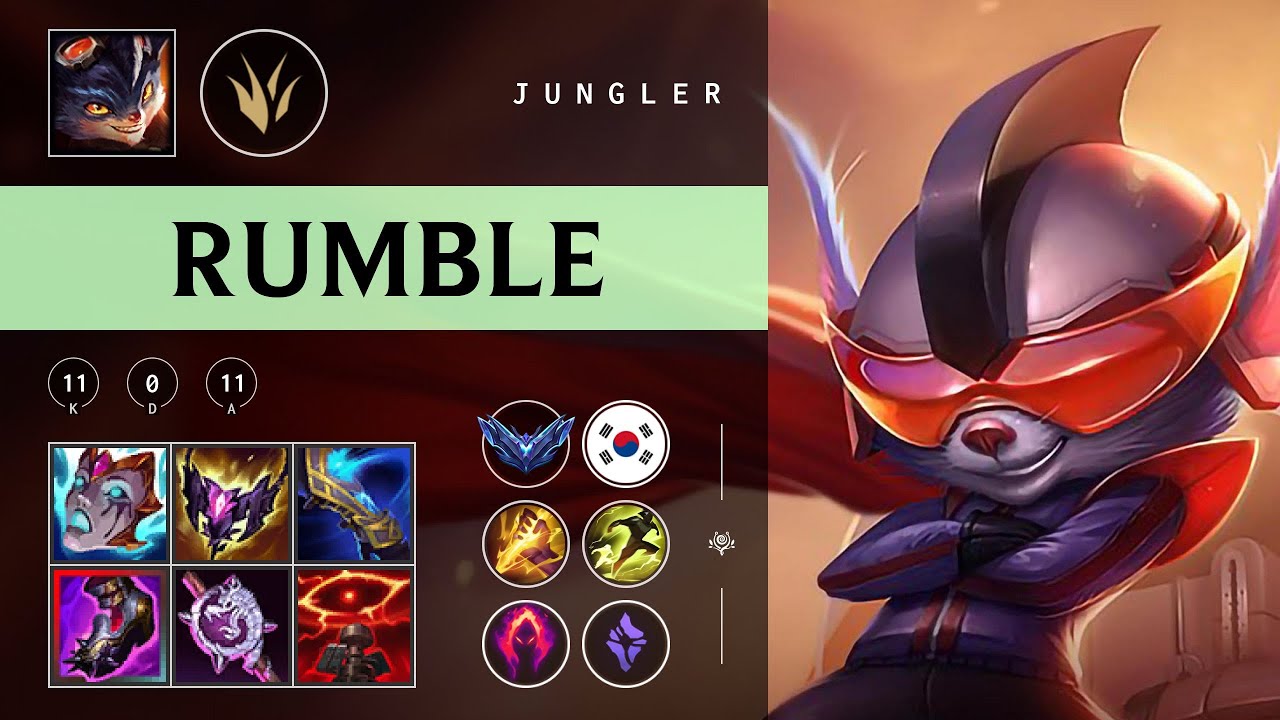 Rumble Jungle vs Lee Sin - KR Diamond Patch 25.22