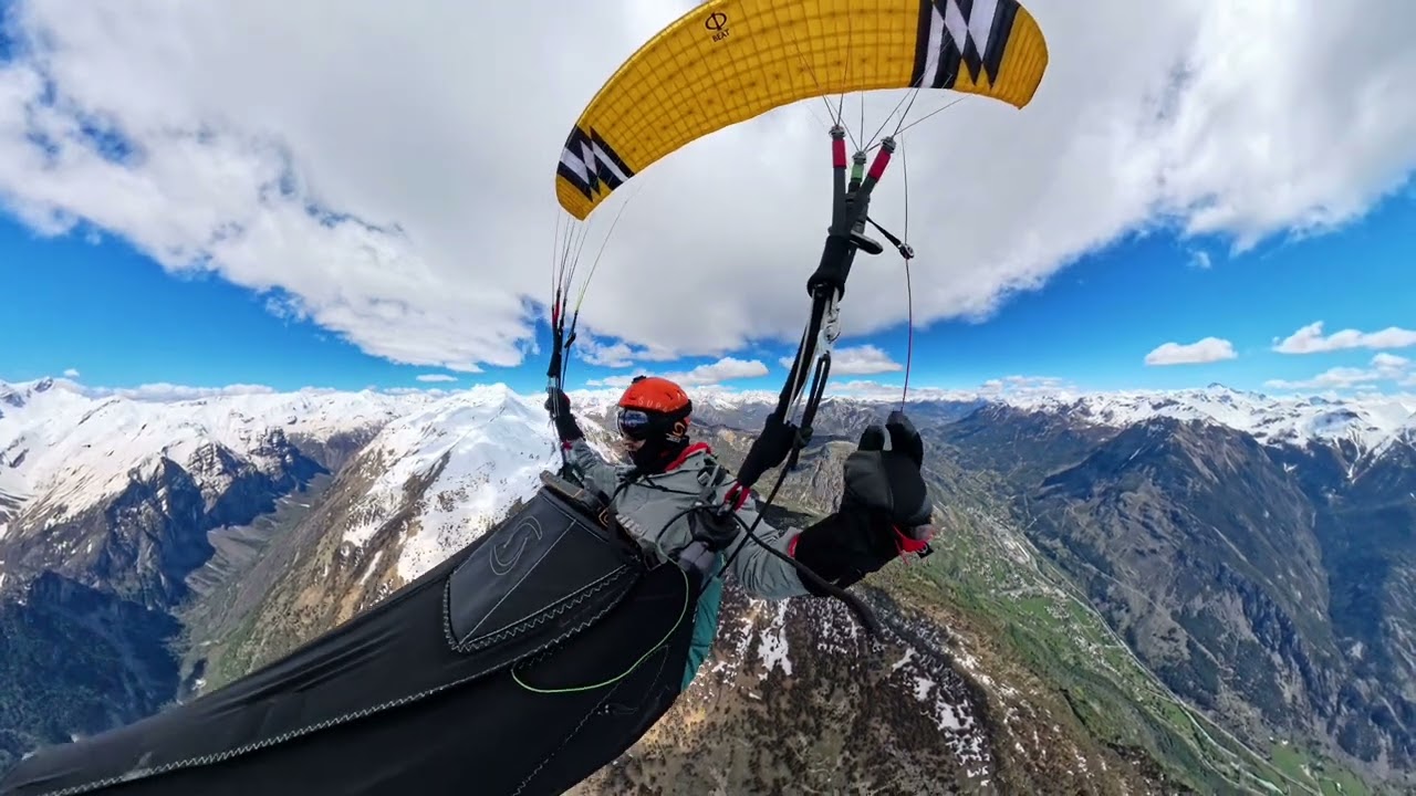 Parapente Vallouise mai 2024 - Phi Beat - Insta360 X4