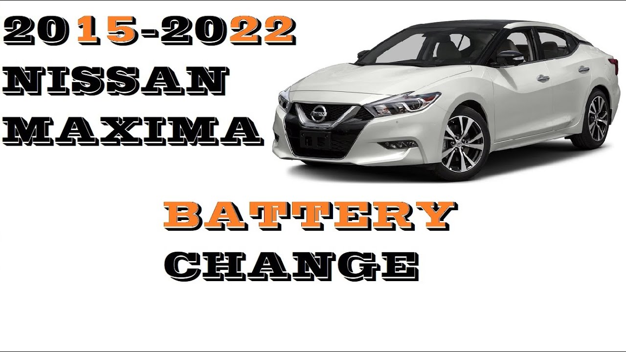 Как заменить аккумулятор в Nissan Maxima 2015-2022