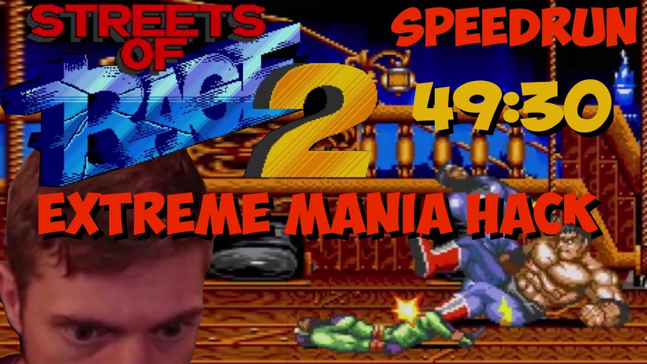 SoR2 Extreme Mania Hack [WR] speedrun 
