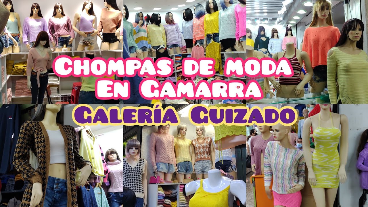 Chompas de moda en Gamarra / Galería Guizado