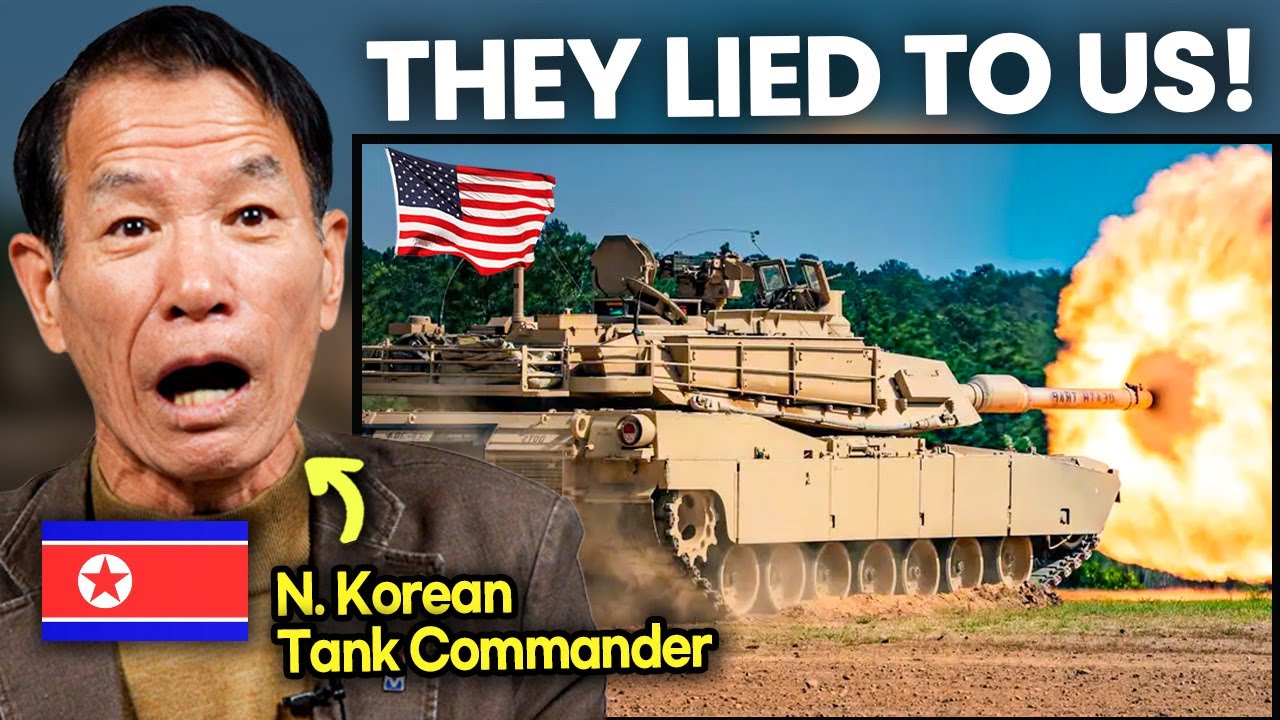 North Korean Tank Commander reacts to M1 Abrams Tanks for the First Time