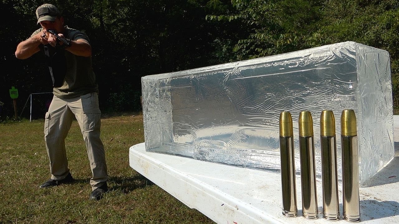Elephant Rifle vs Ballistic Gel