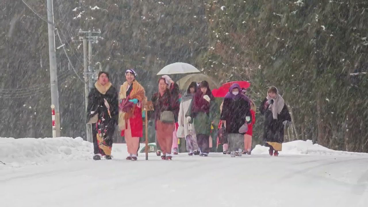 大利の餅つき踊り　門打