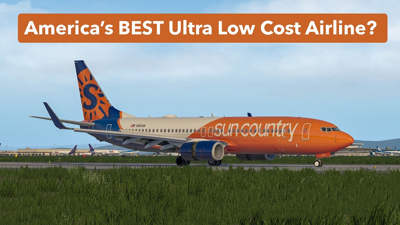 TRIP REPORT | Sun Country Boeing 737-800 Best Seat | Minneapolis to Los Angeles