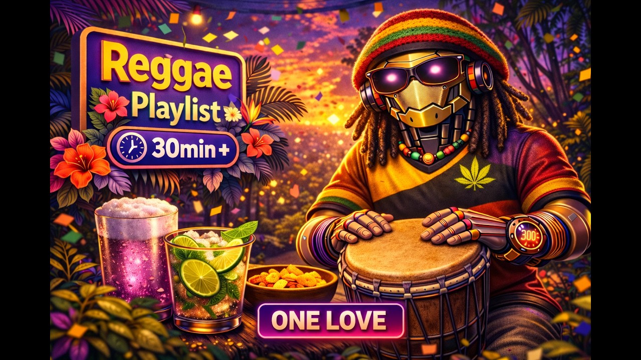 REGGAE GOOD VIBES 🌿 Playlist Perfeita Para Relaxar, Dirigir e Curtir a Natureza | IA