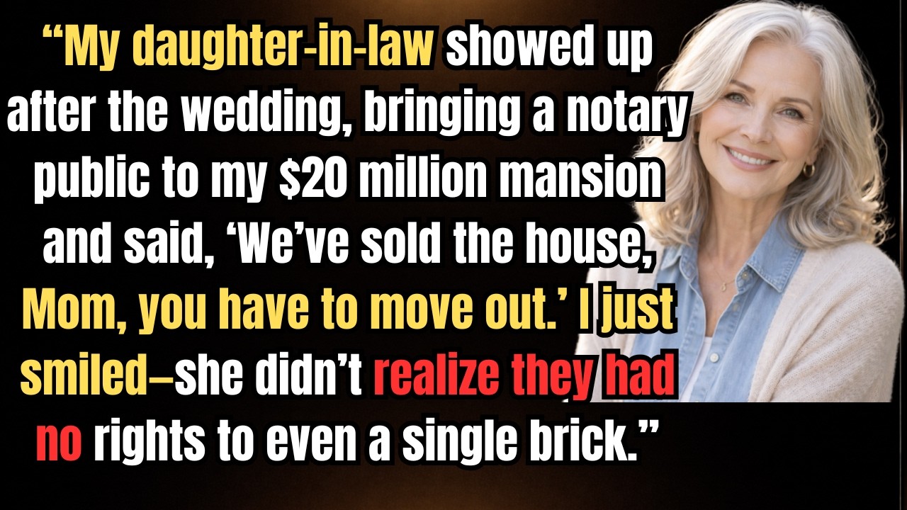 My Daughter-In-Law Married My Son Just To Steal My House — But She Didn’t Know I Owned Everything