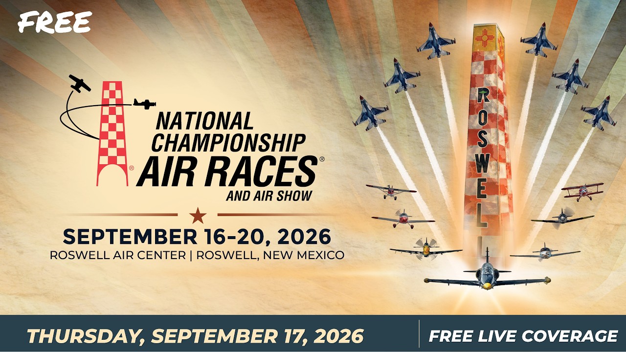 2026 National Championship Air Races - Roswell, NM - Thursday, September 17th