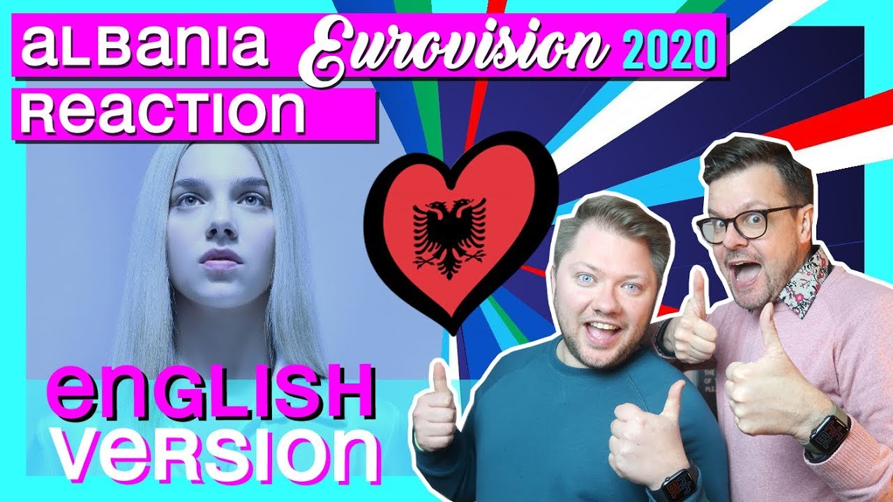 Arilena Ara - FALL FROM THE SKY- English Version Lyric Video // REACTION // Albania Eurovision 2020