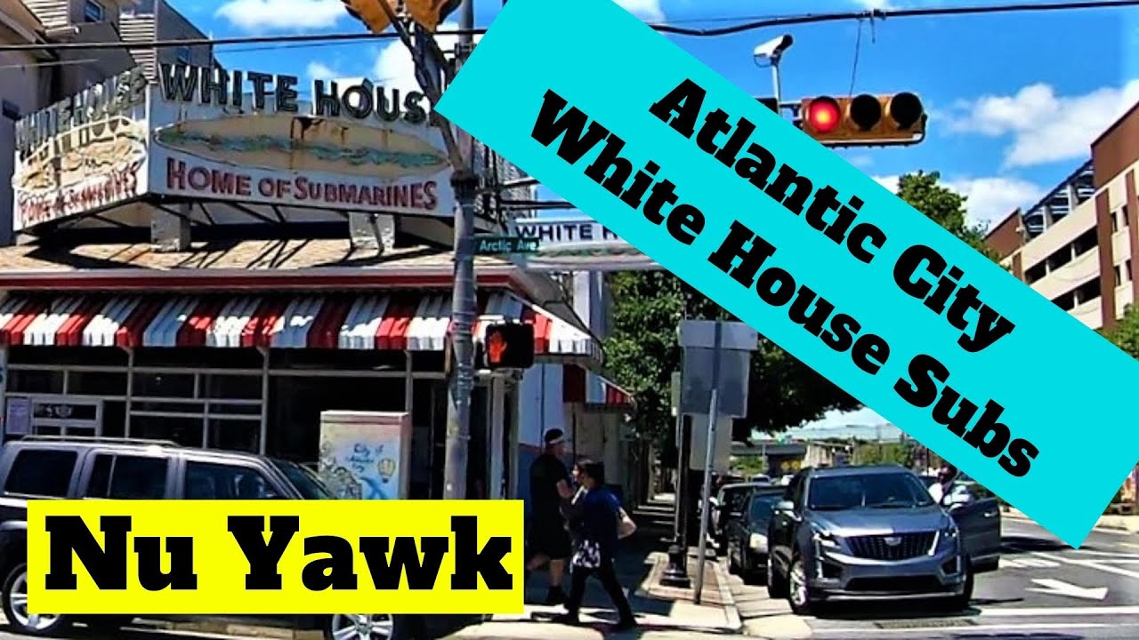🟡 Atlantic City | White House Subs (Yummy!) & A Walk Through The Atlantic City Tanger Outlet Area!