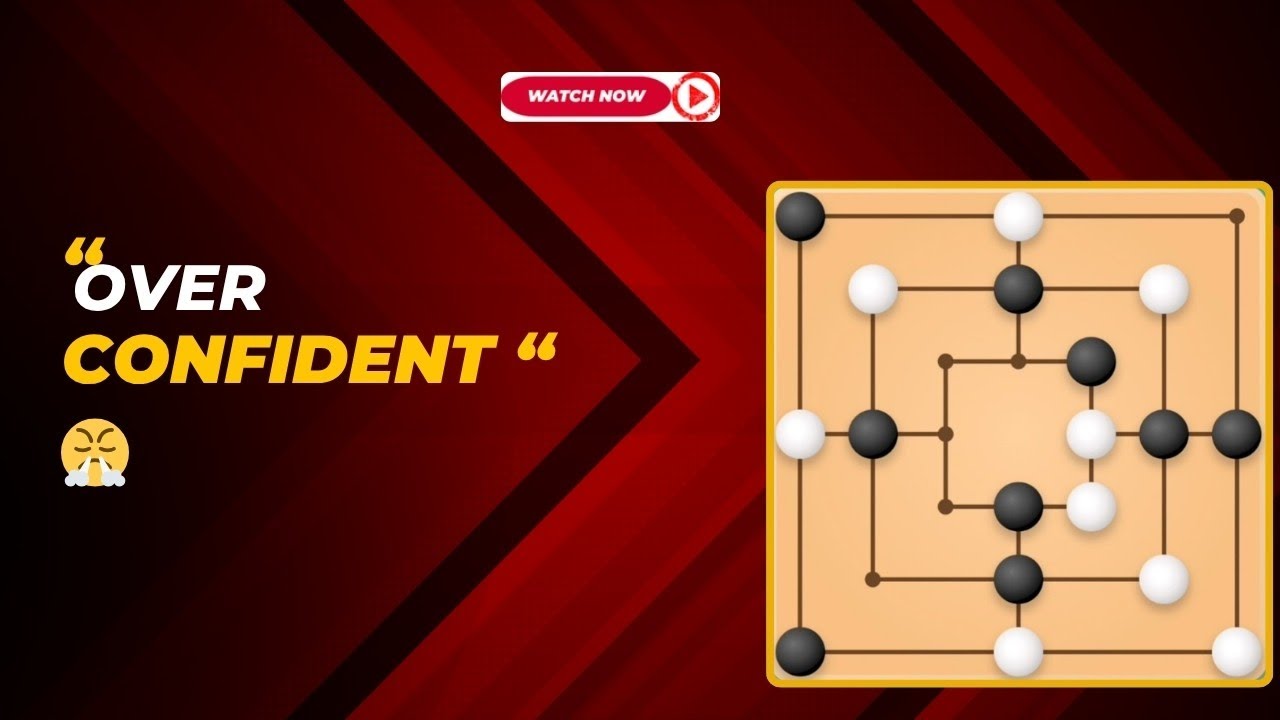 “He Played Overconfident… But My Patience Broke His Game 😤 | Nine Men’s Morris”