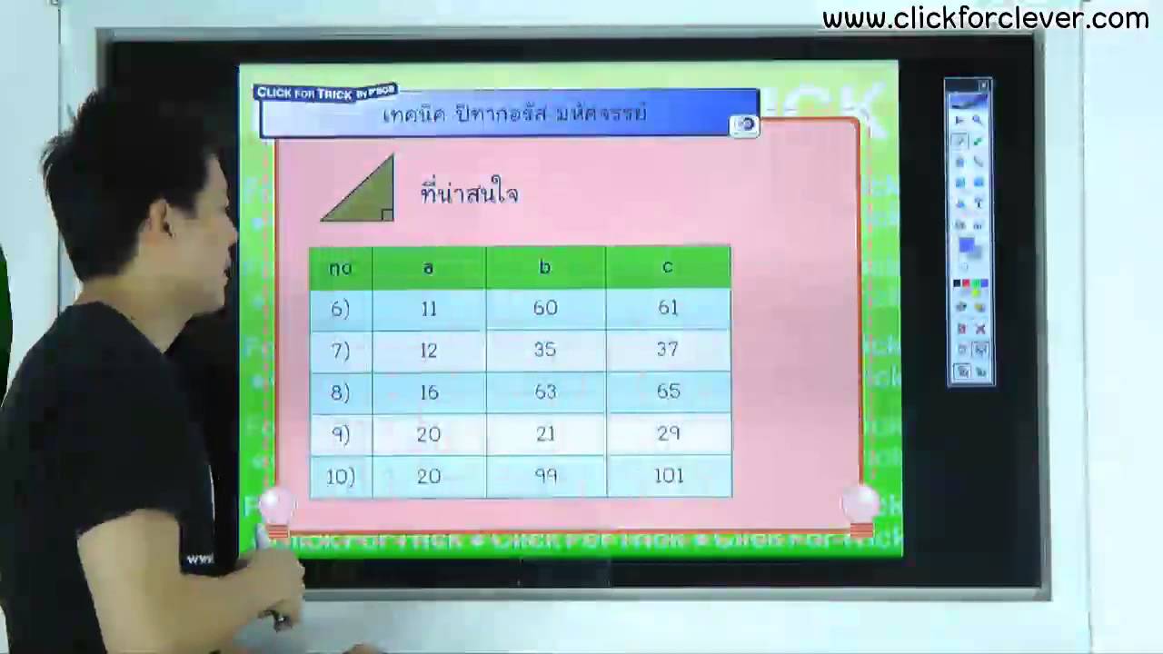 เทคนิคปิทากอรัส มหัศจรรย์