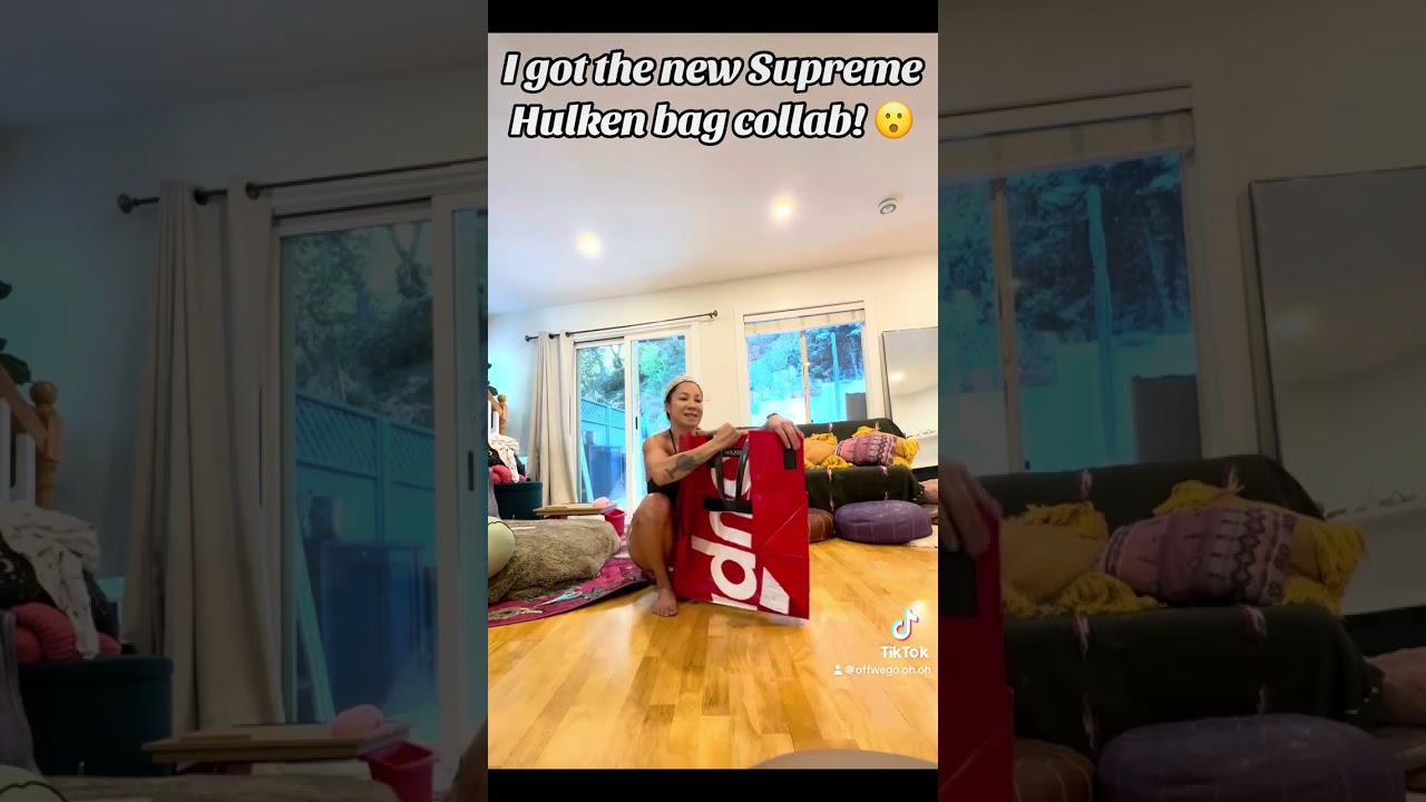 Supreme Hulken bag large unboxing Aug 2024