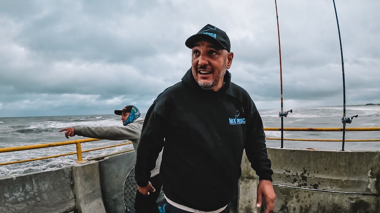 Levei o @uderlanmoraes para pescar em uma tormenta. Será que deu certo?