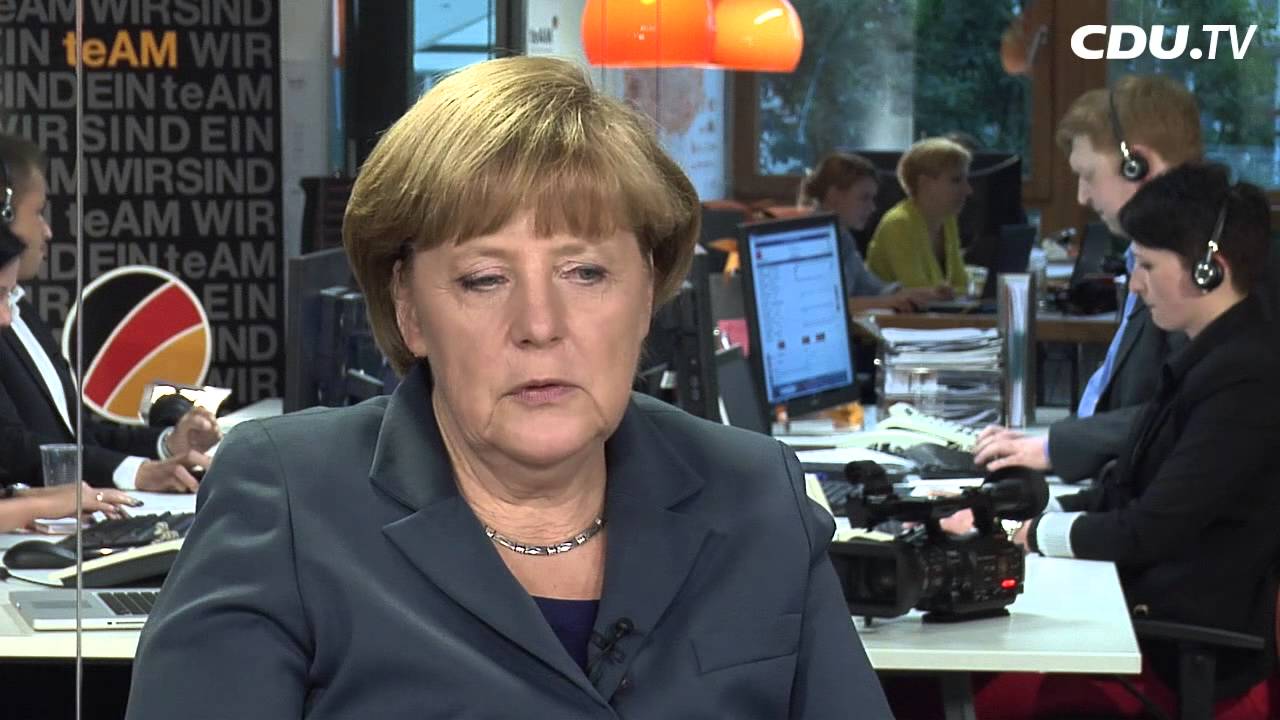 Tele-Townhall: Angela Merkel im Dialog
