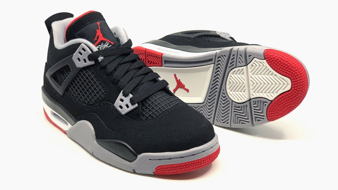 Air Jordan 4 Retro "Bred" GS 2019