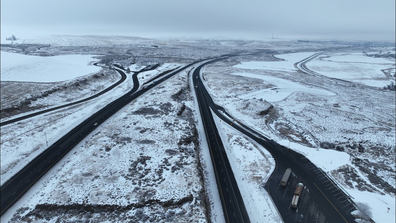 Sprague, WA I-90 - Drone Footage 4K