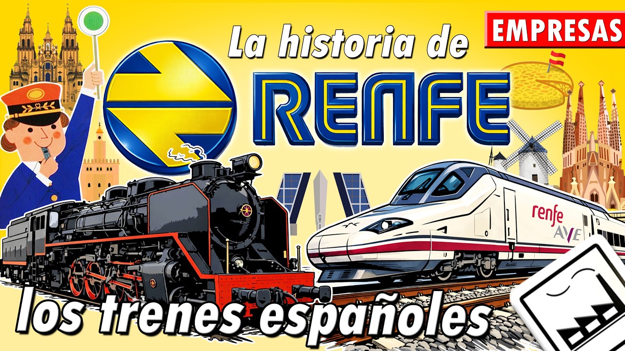 La historia de Renfe, los trenes españoles