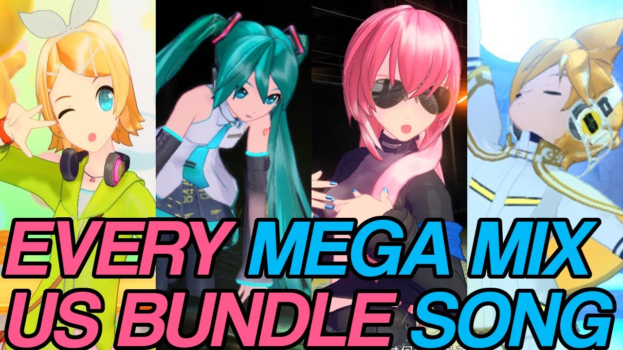 ALL 141 Songs in Project Diva Mega Mix Bundle [OFFICIAL LIST]