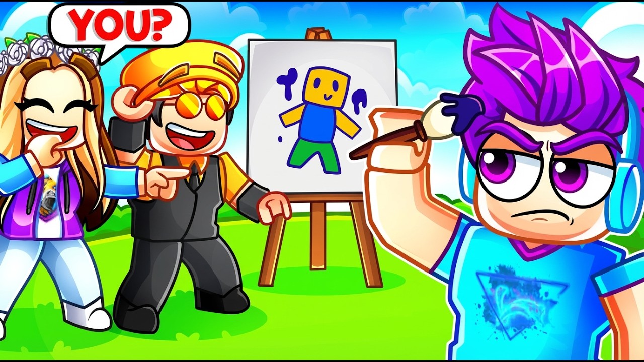 I Made My Family GUESS THE DRAWING in Roblox... BIG REGRET!