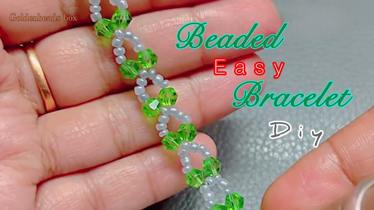 Homemade beaded bracelet | Easy & Quick @BEADINBOX 
