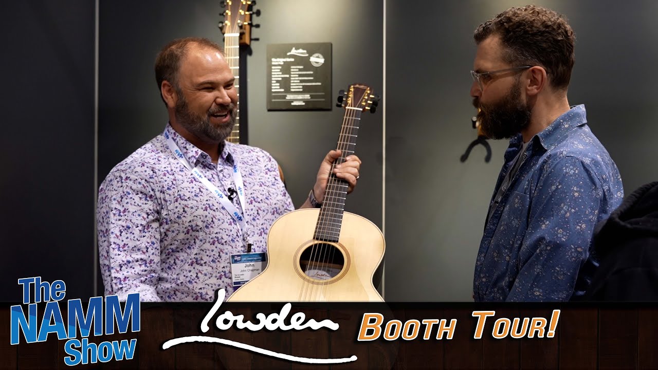 2023 NAMM Show Lowden Guitars Booth Tour!