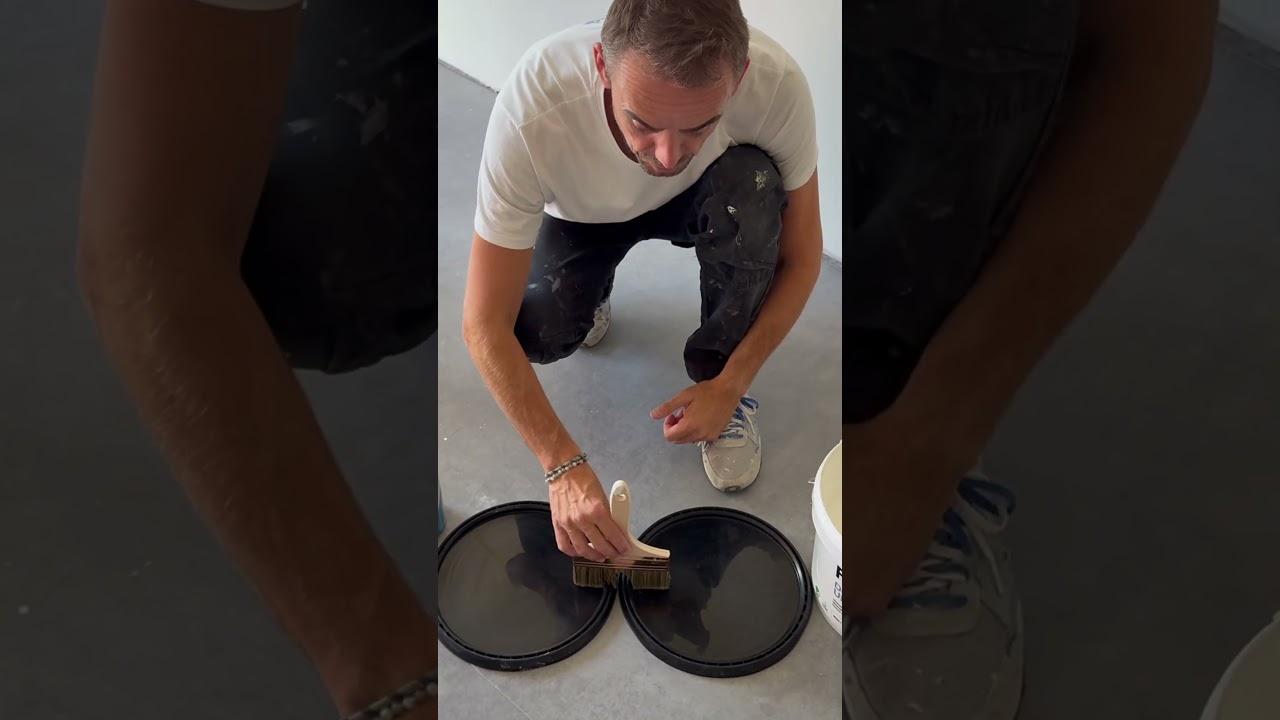 Peinture &agrave; effet d&eacute;co facile &agrave; faire #peinturedeco #peintureaeffet #effetbrosse #peinture #flotuto