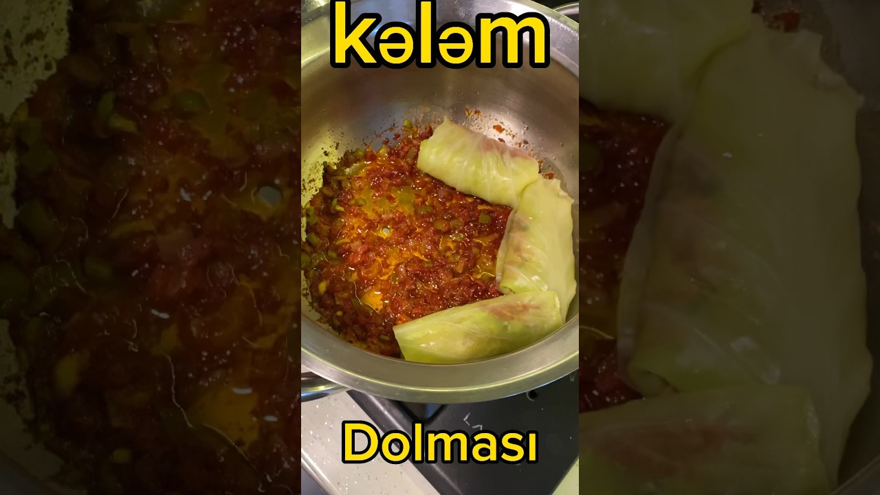 Kelem dolmasinin hazirlanmasi. #subscribe #dolma #azerbaijani