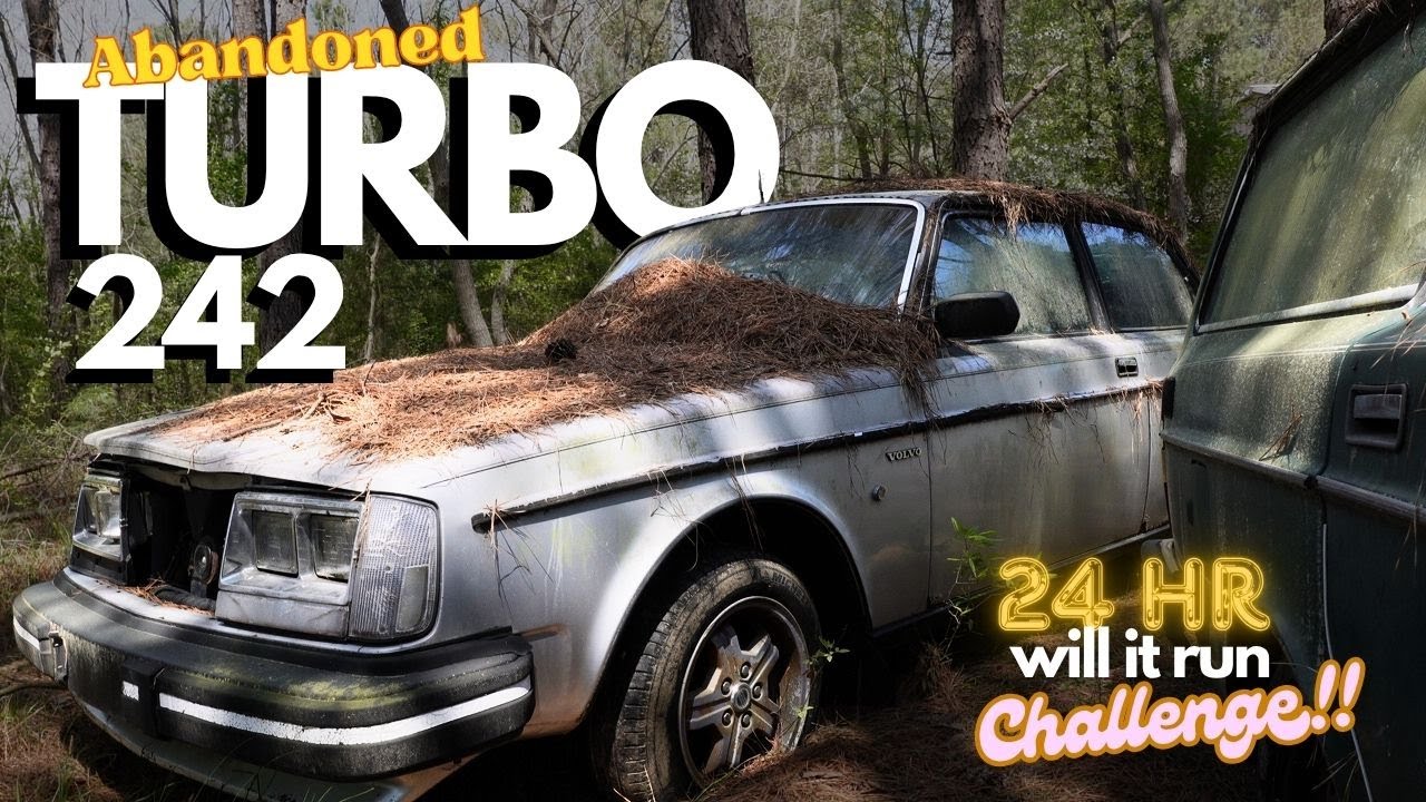 Заброшенный Volvo 242 Turbo — 24-часовой челлендж «Поедет ли он?»