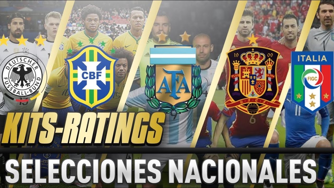 FIFA 17 Nationals Teams Kits & Ratings