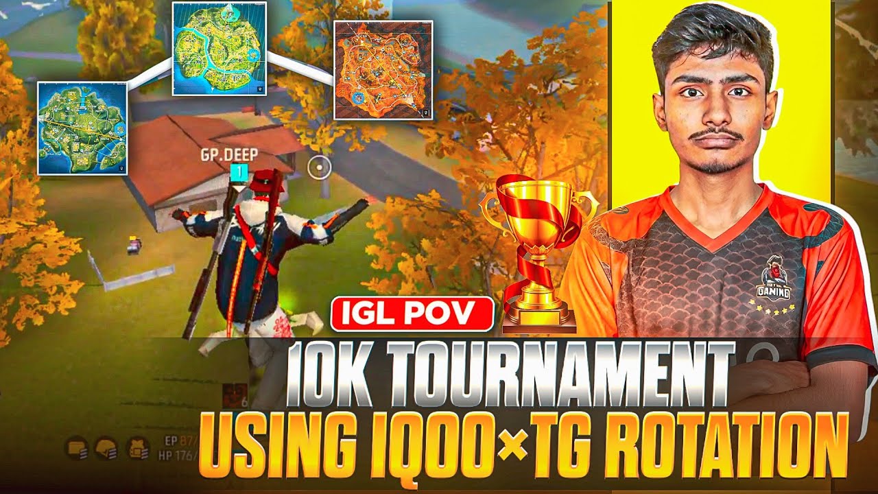 10K Tournament 🏆 Semi Finals By Using IQOOxTG Strategy ✅ : IGL POV 👀