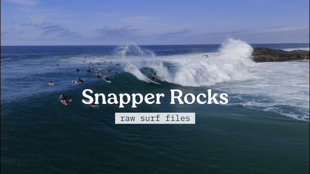 Snapper Rocks from Above | Mick Fanning, Jack Robinson & Samuel Pupo | Raw Surf Files