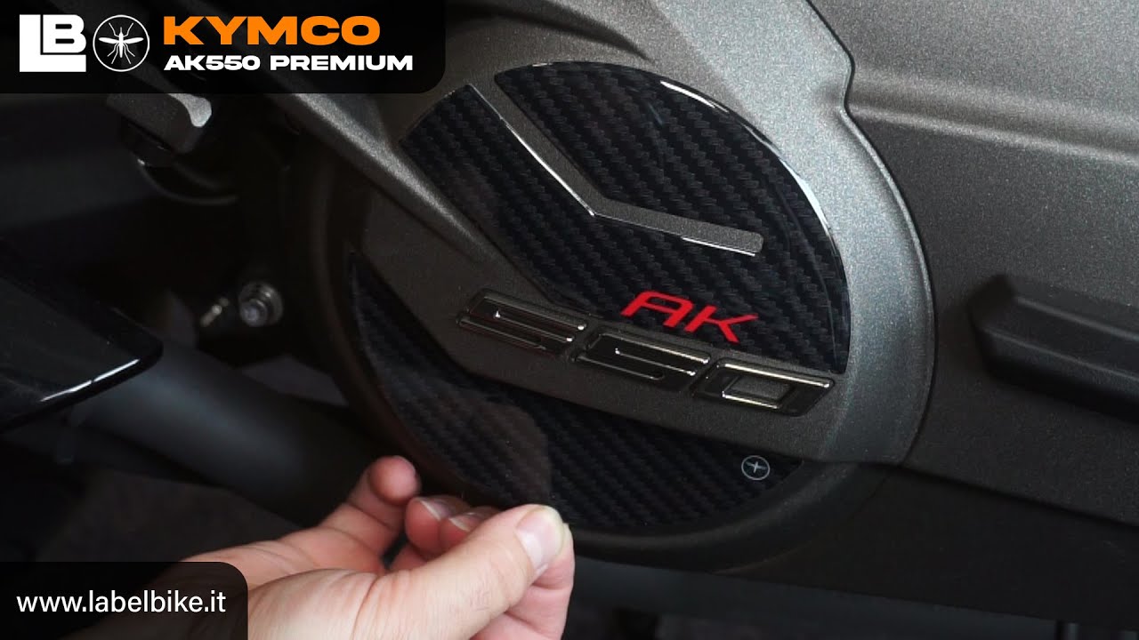 Keep Your Kymco AK 550’s Engine Cover Protected: Step-by-Step Guide to Apply Labelbike® Stickers
