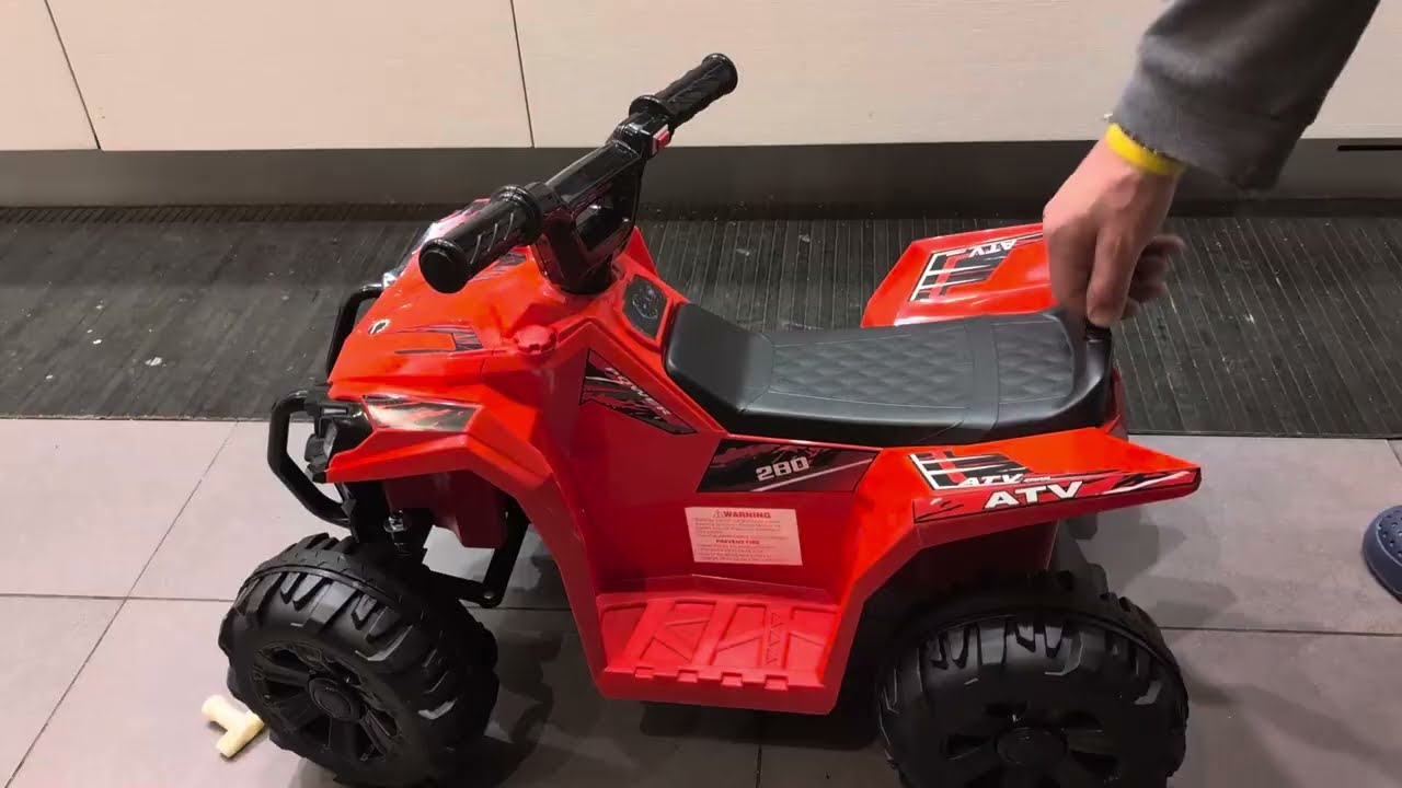 Quad Elettrico per Bambini Rosso, Bel quad per bambini, ma l’annuncio è fuorviante
