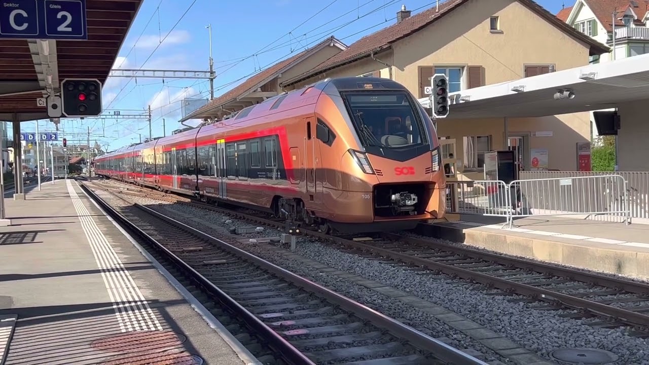Südostbahn(SOB) Abfahrten in Art Goldau-Samstagern-Zürich HB.