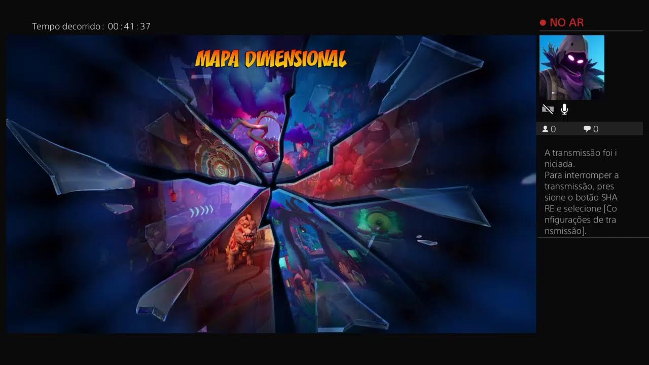 Jogando Crash Bandicoot 4