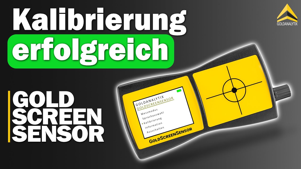 GoldScreenSensor richtig kalibrieren! ✅